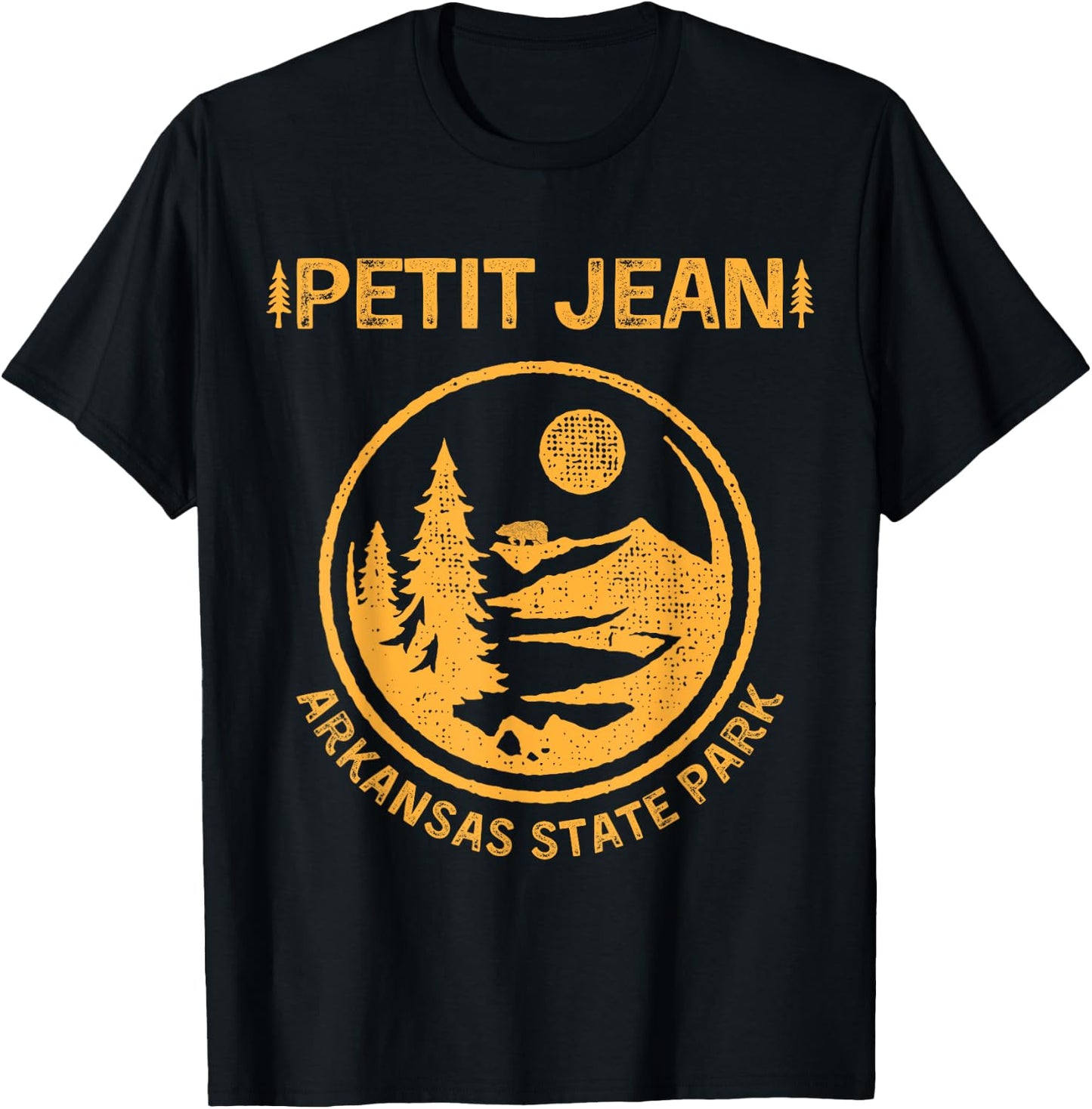 Petit Jean Arkansas State Park T-Shirt - T-Shirt | Black