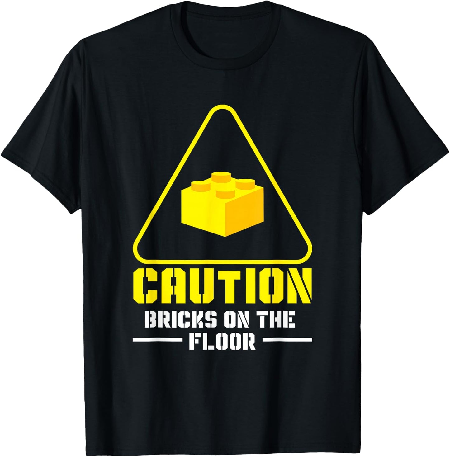 Master Builder Bricks Blocks Play Toys T-Shirt - T-Shirt | Black