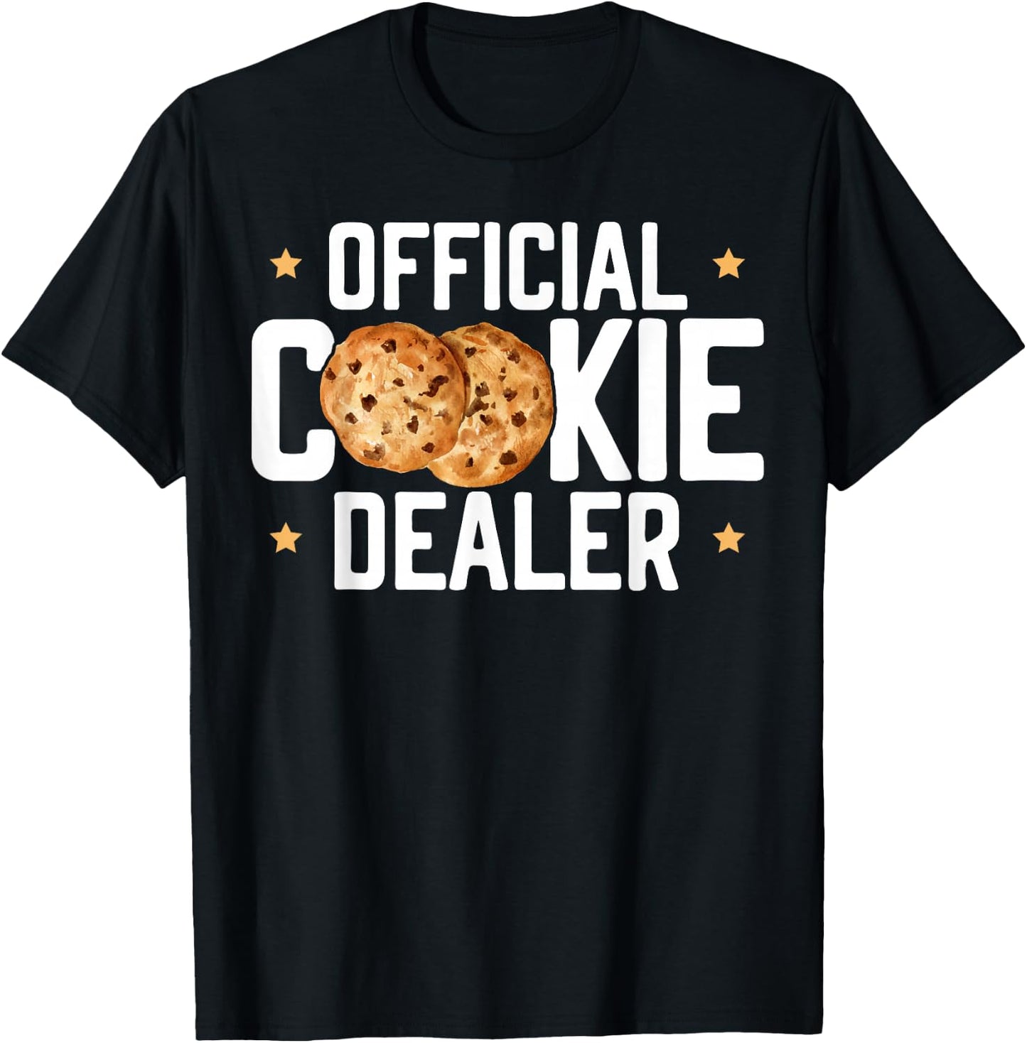 Official Cookie Dealer Sweet Dessert Cookie Baking T-Shirt - T-Shirt | Black