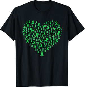 Liver Cancer Shirts Support Squad Liver Cancer Heart Hepatic T-Shirt - T-Shirt | Black