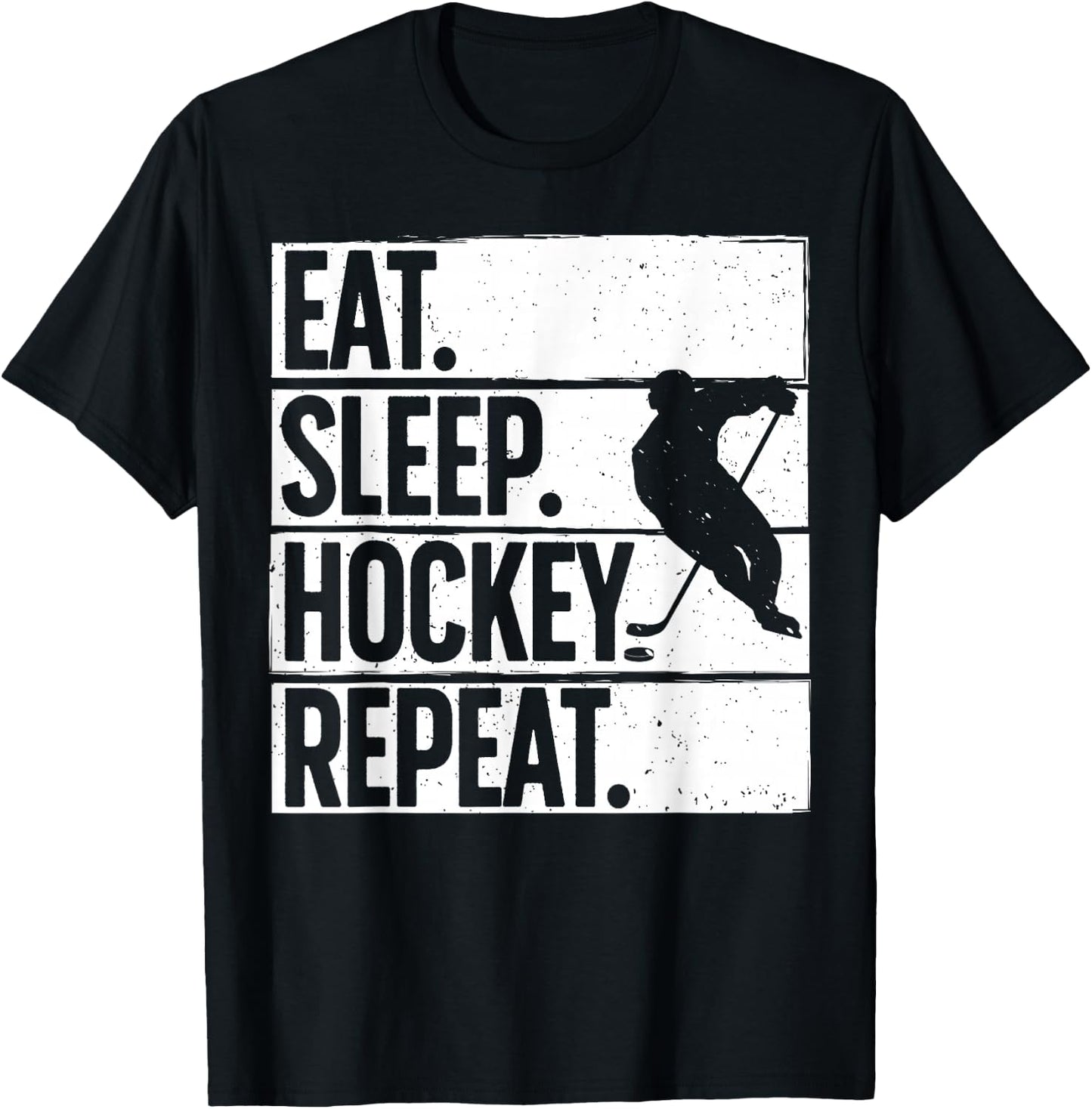 Cute Ice Hockey Women Hockey Lover Goalie Sports T-Shirt - T-Shirt | Black