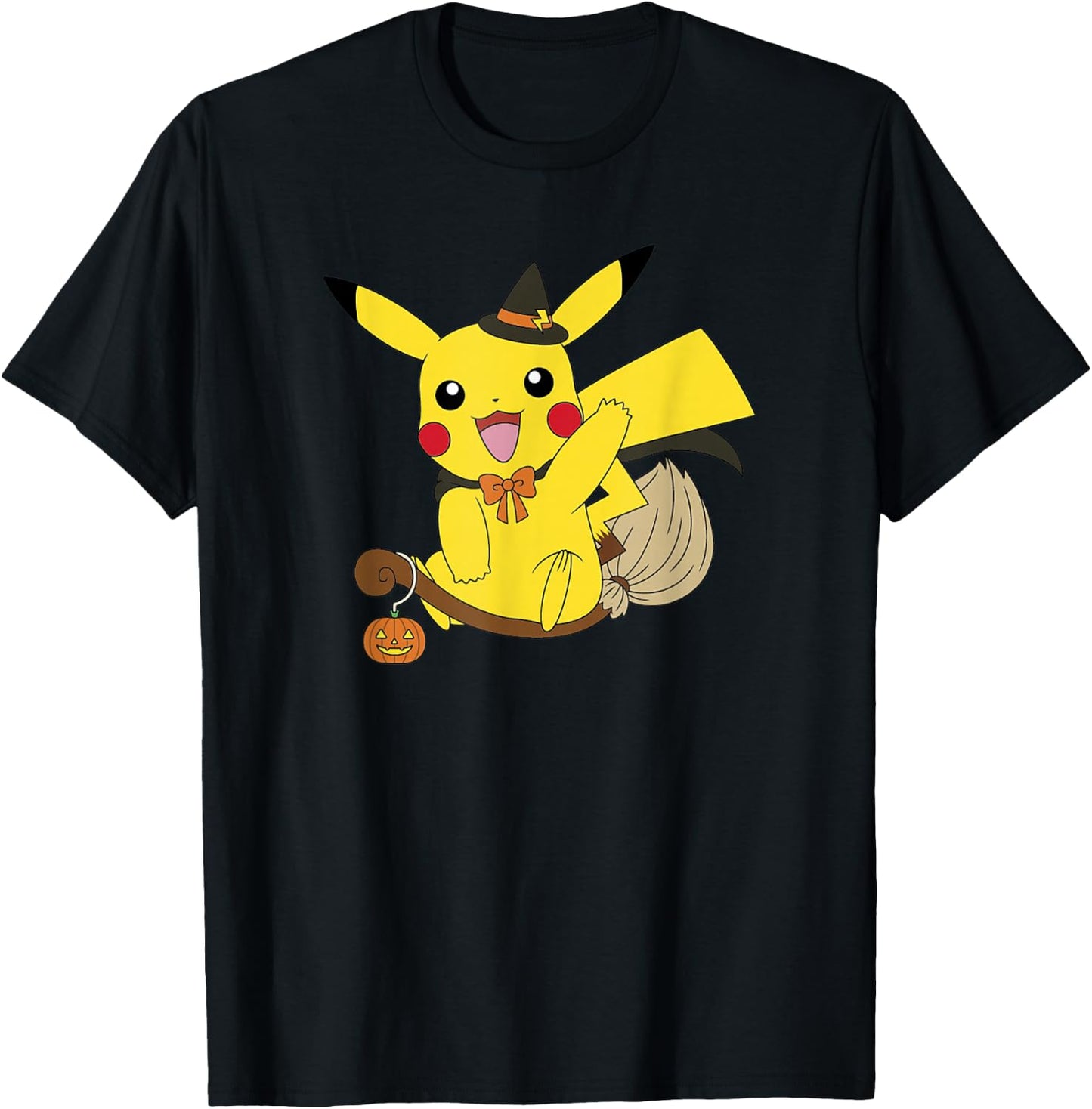 Pokémon Halloween Pikachu Cute Witch Costume T-Shirt - T-Shirt | Black