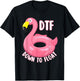 Funny DTF River Tubing Down To Float Summer Float Trip T-Shirt - T-Shirt | Black