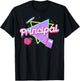 Cute Principal Shirt Retro 80's 90's Style Principal Gifts T-Shirt - T-Shirt | Black