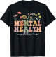 Mental Health Matters Human Brain Illness Awareness T-Shirt - T-Shirt | Black