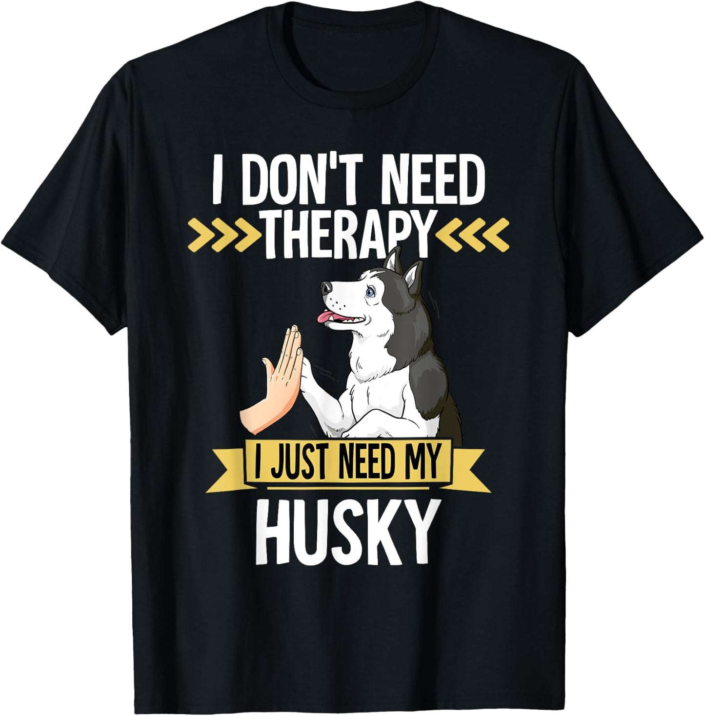 Siberian Husky T-Shirt - T-Shirt | Black