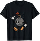 Laughing Revolution - Calm Like A Bomb - Funny Rubber Hose Retro Cartoon T-Shirt - T-Shirt | Black