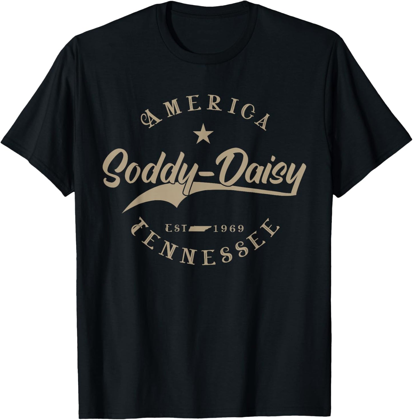Soddy-Daisy TN | Tennessee T-Shirt - T-Shirt | Black