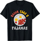Bacon And Eggs Pajamas Egg And Bacon Lover Breakfast T-Shirt - T-Shirt | Black