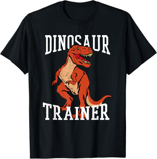 Dinosaur Trainer Dino T-rex Tyrannosaurus Rex T-Shirt - T-Shirt | Black