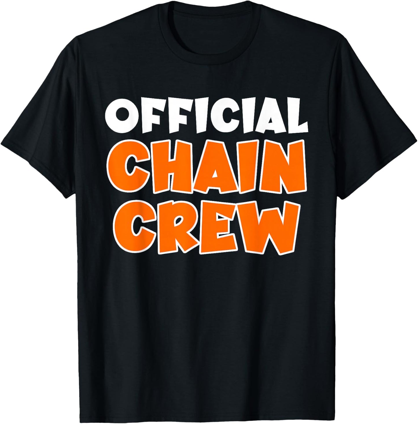 Official Chain Crew American Football Game T-Shirt - T-Shirt | Black