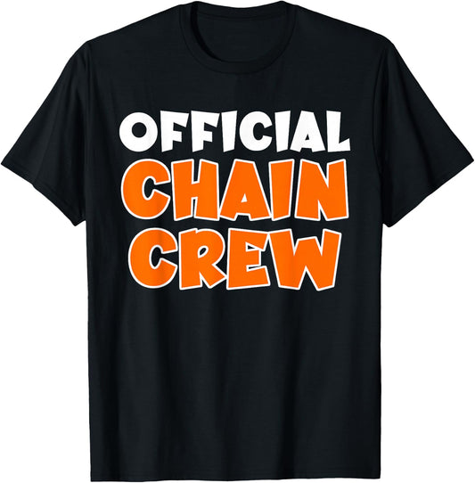 Official Chain Crew American Football Game T-Shirt - T-Shirt | Black