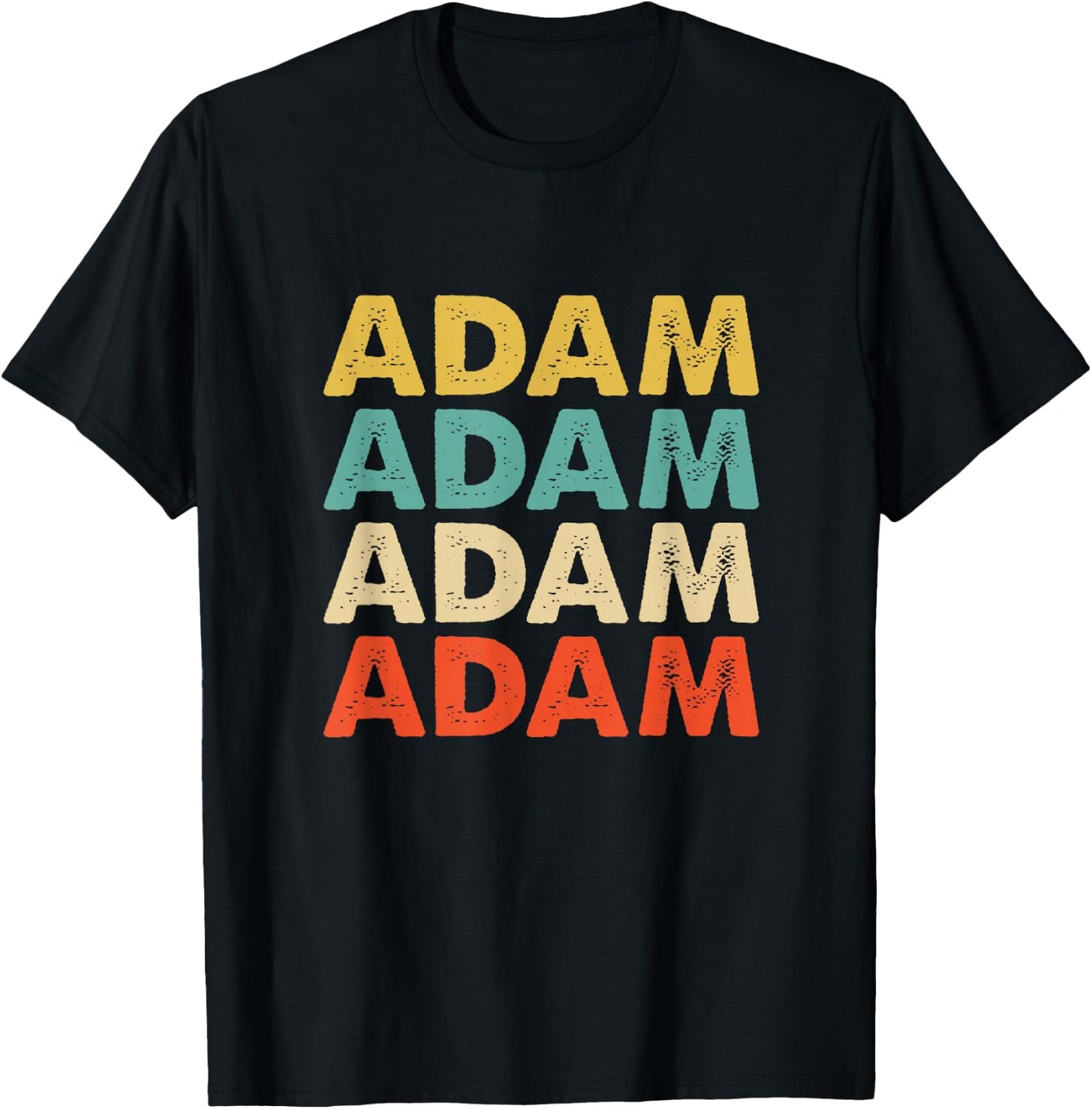 Adam Name T-Shirt - T-Shirt | Black