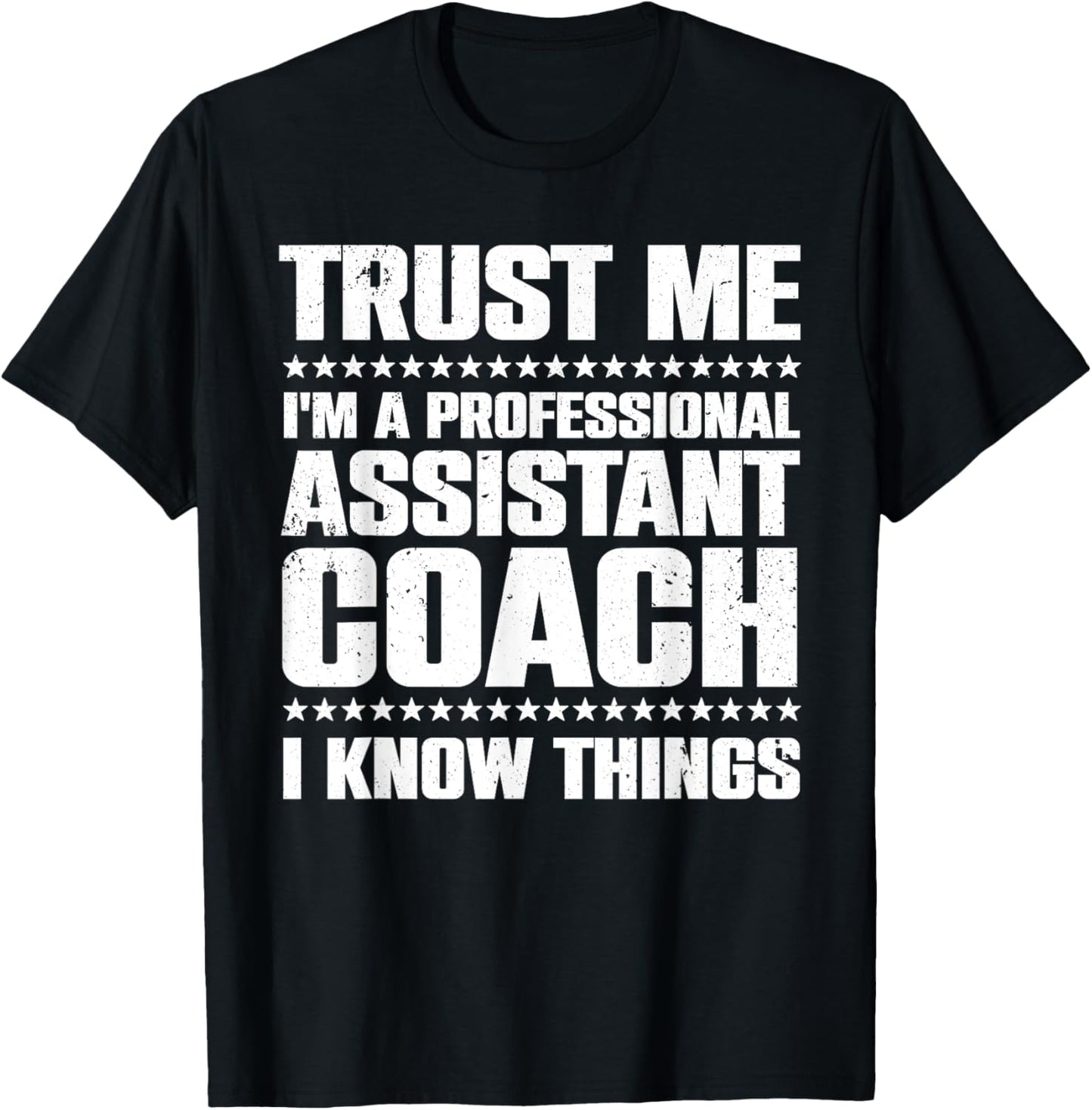 Cute Assistant Coach Women Softball Baseball Coaches T-Shirt - T-Shirt | Black