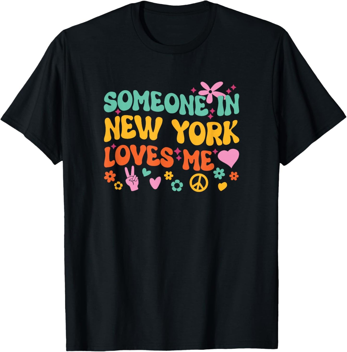 Someone In New York Loves Me T-Shirt - T-Shirt | Black