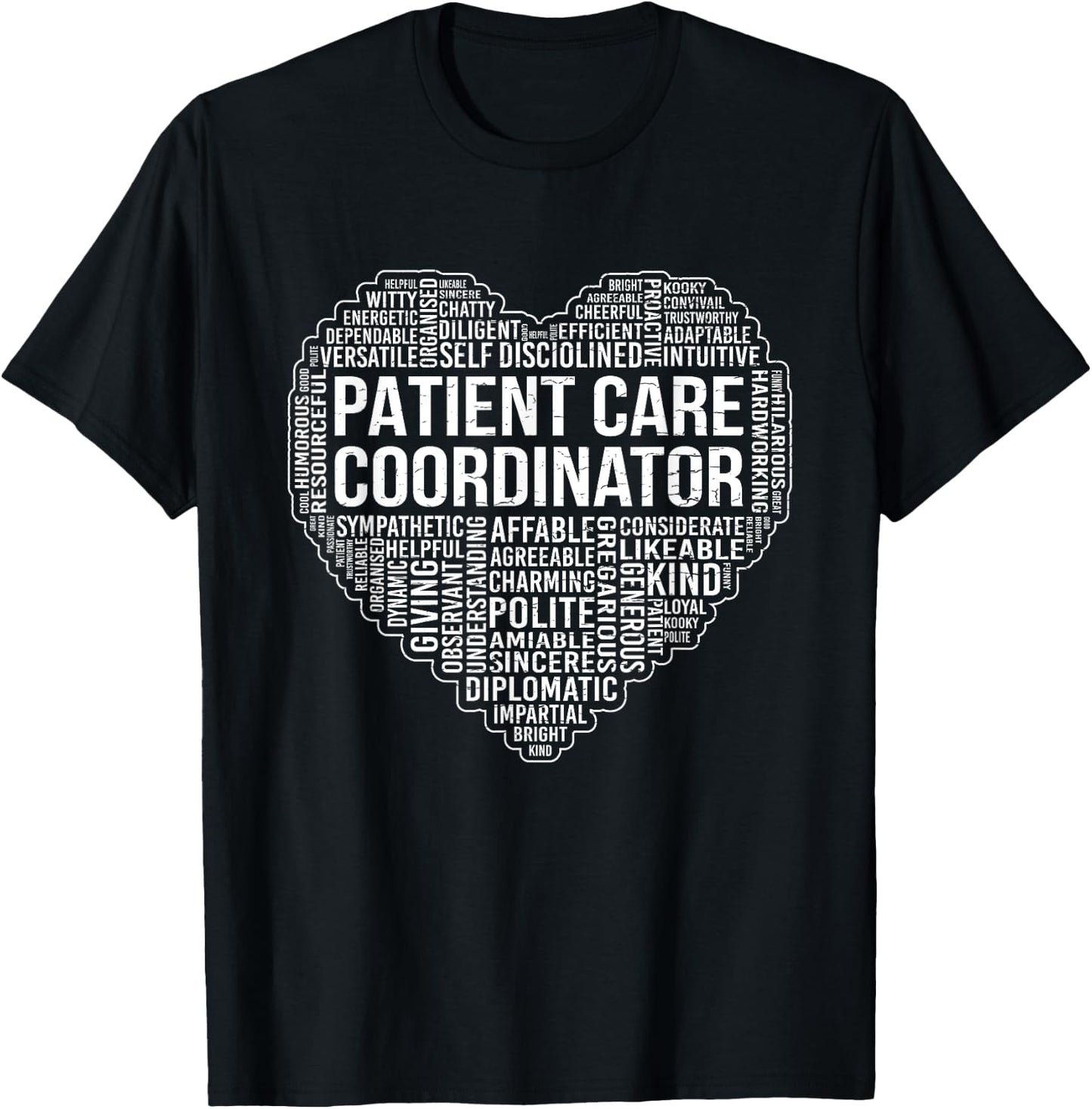 Patient Care Coordinator - Certified Assistant Nursing PCA T-Shirt - T-Shirt | Black