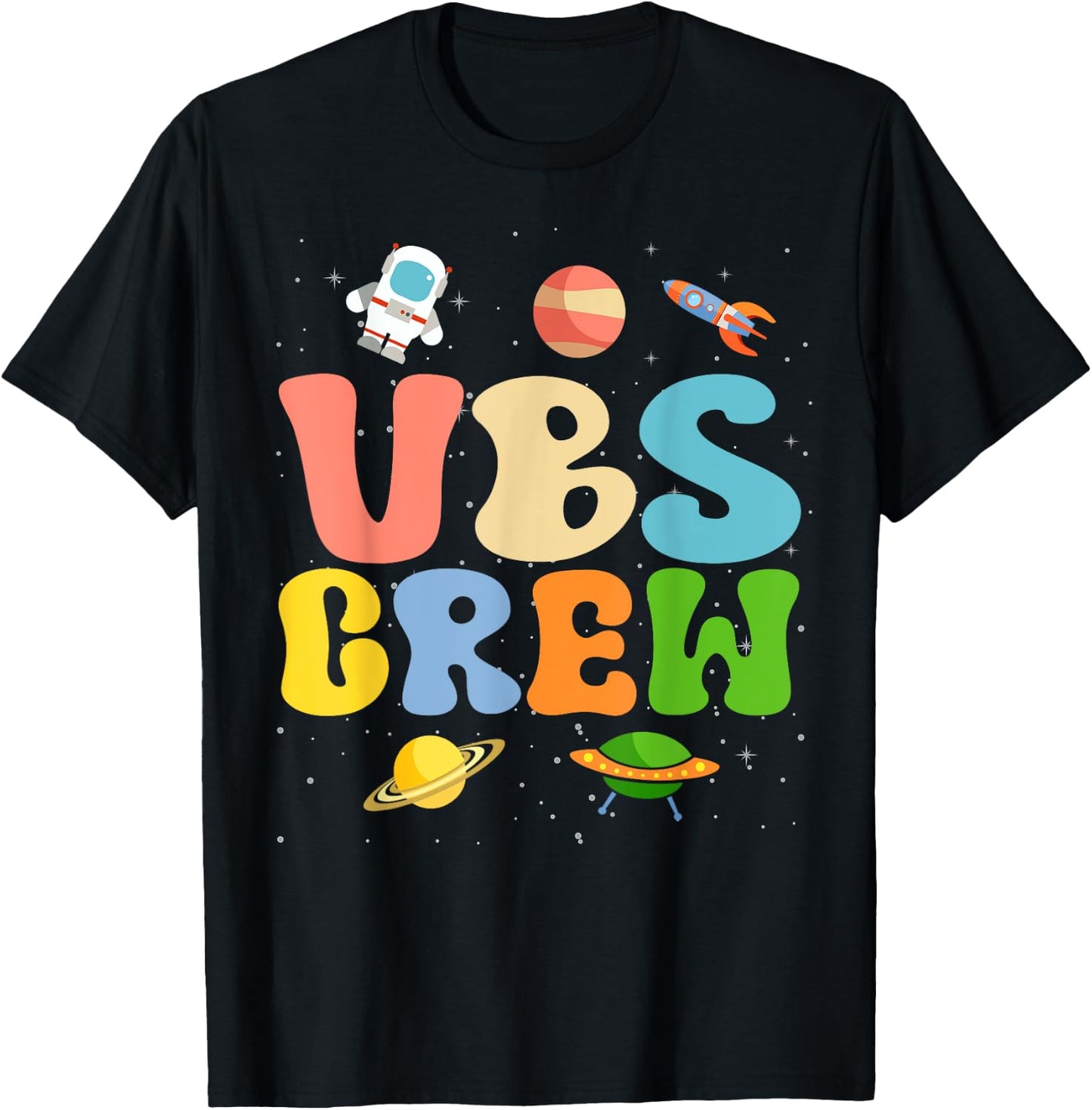 Space VBS Crew Vacation Bible VBS Teacher Christian School T-Shirt - T-Shirt | Black