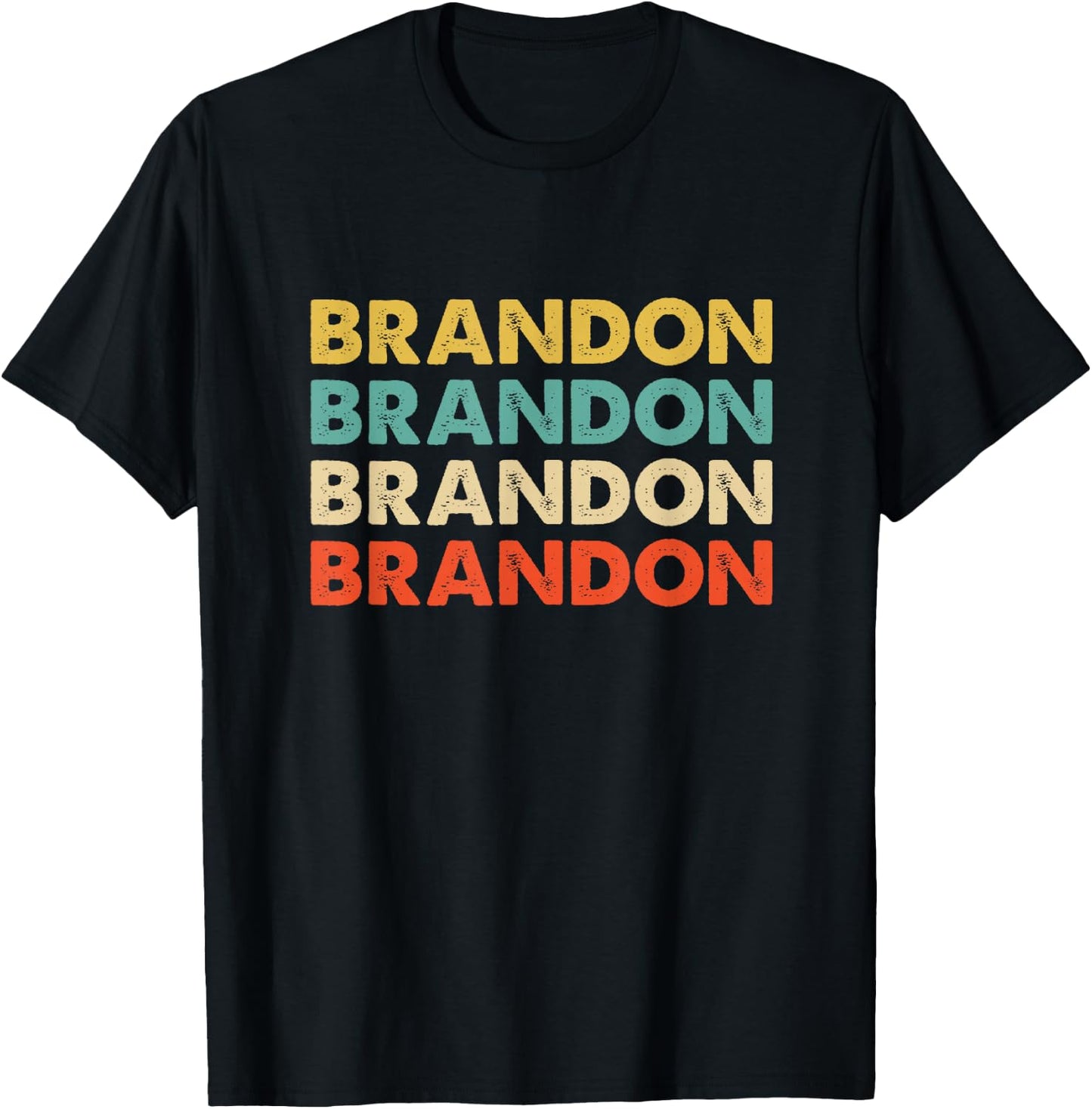 Brandon Name T-Shirt - T-Shirt | Black