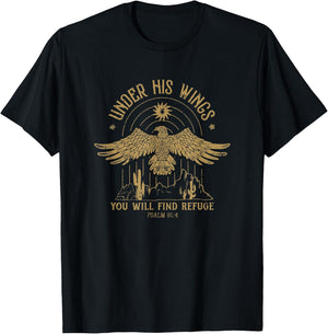 Vintage western christian Trendy Christian graphic T-Shirt - T-Shirt | Black