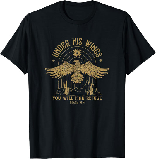 Vintage western christian Trendy Christian graphic T-Shirt - T-Shirt | Black