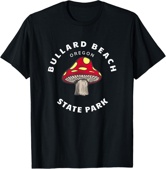 Bullard Beach State Park Oregon OR Mushroom Vacation T-Shirt - T-Shirt | Black