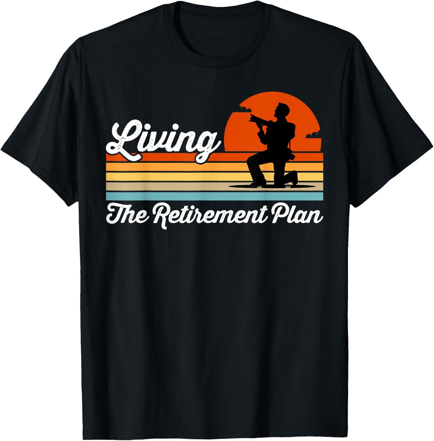 Retirement Plan Retired Worker Photographer Photography Fan T-Shirt - T-Shirt | Black