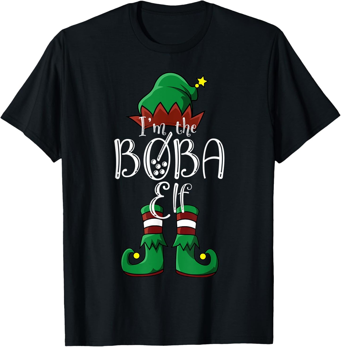 I'm the Boba Elf Christmas T-Shirt - T-Shirt | Black
