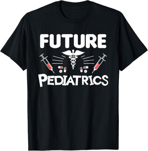 Future Pediatrics Pediatrician Physician Doctor T-Shirt - T-Shirt | Black