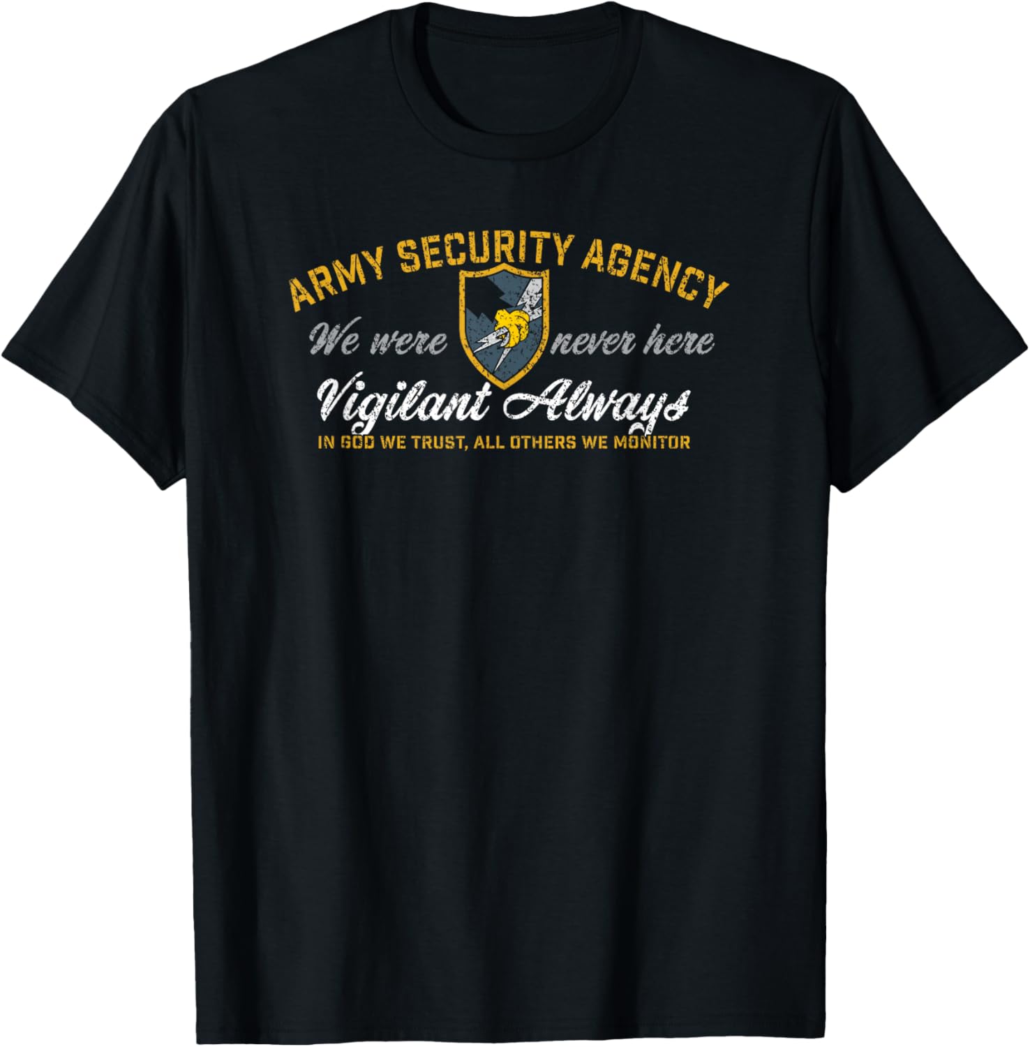 American Marauder: Army Security Agency T-Shirt - T-Shirt | Black
