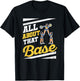 Cheer Cheerleading All About That Base T-Shirt - T-Shirt | Black
