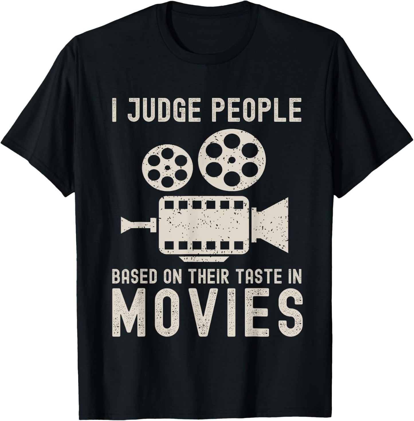 Movie lover saying for cineaste and movie connoisseur T-Shirt - T-Shirt | Black