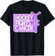 Hockey Fights Cancer Adult Classic Fit Short Sleeve Black T-Shirt - T-Shirt | Black