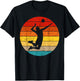 Vintage Volleyball Design Women Volleyball Player T-Shirt - T-Shirt | Black