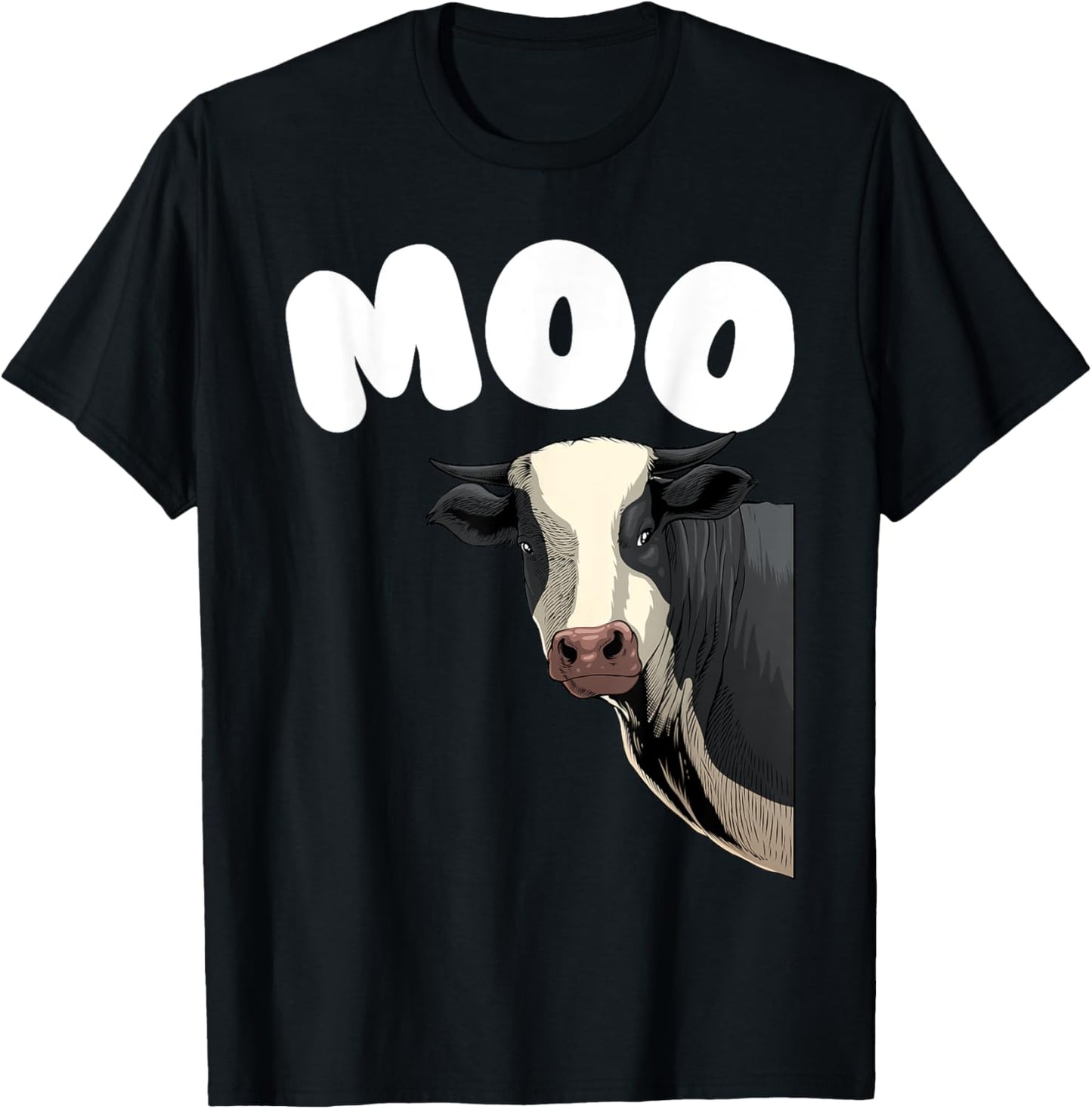 Cool Cow Women Moo Cow Farmer Herd Cows Cattle Lover T-Shirt - T-Shirt | Black