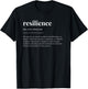 resilience Definition Dictionary Design T-Shirt - T-Shirt | Black