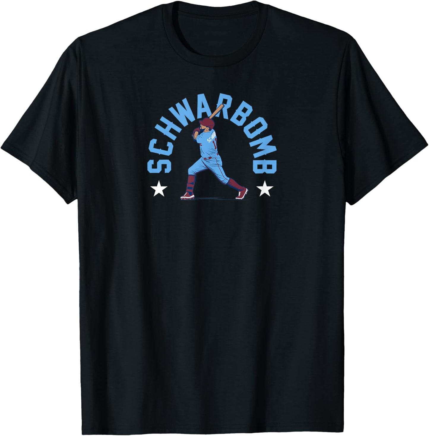 Kyle Schwarber - Schwarbomb Philly - Philadelphia Baseball T-Shirt - T-Shirt | Black