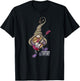 Musical Gnome Guitar Player, Playing Guitar Music T-Shirt - T-Shirt | Black