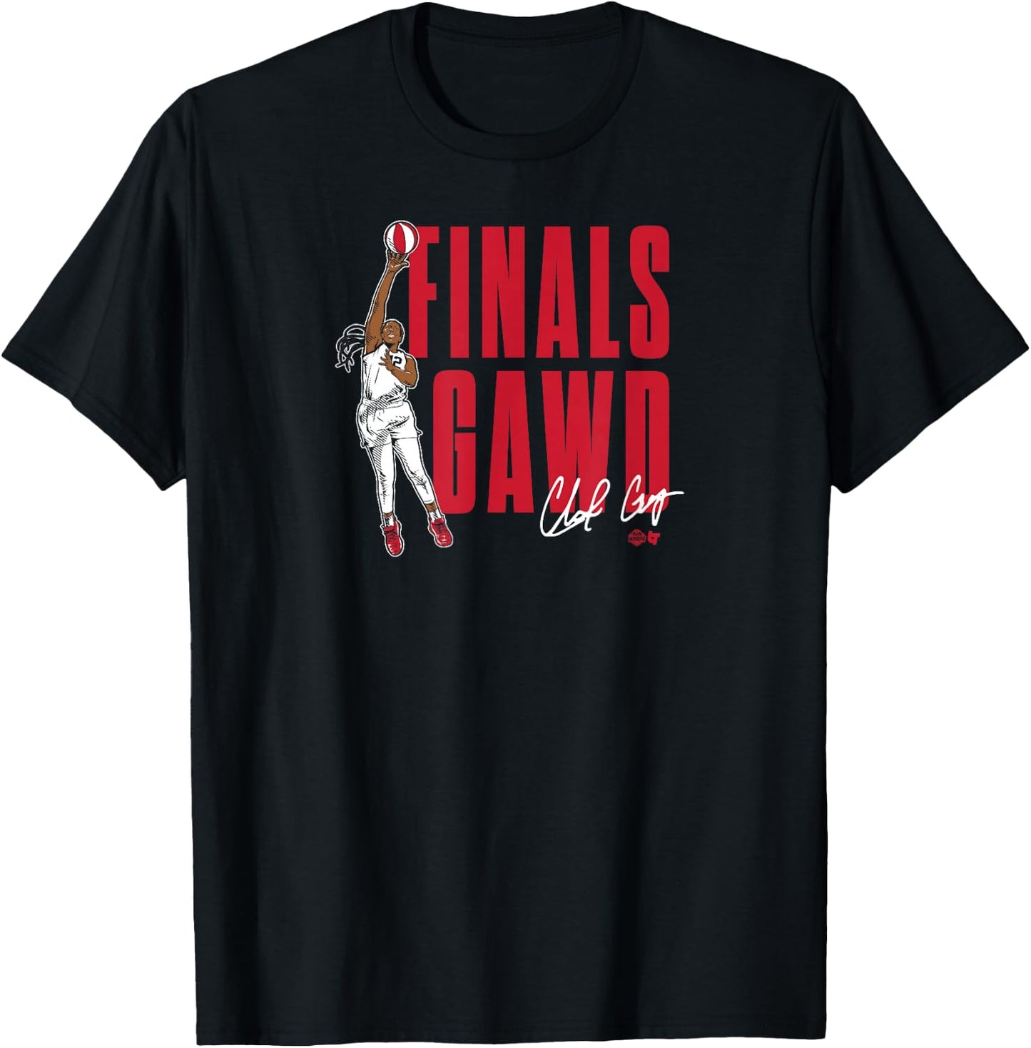 Chelsea Gray - Finals Gawd - Las Vegas Basketball T-Shirt - T-Shirt | Black