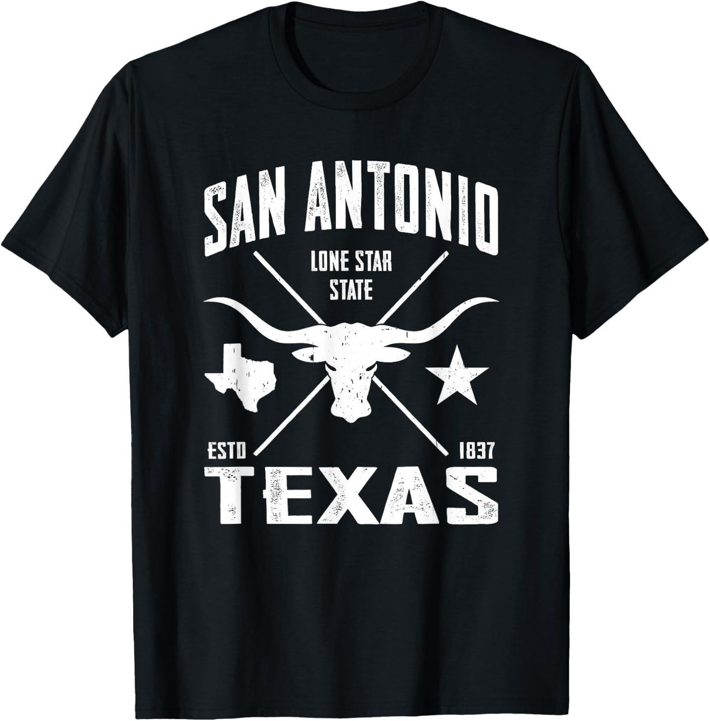 San Antonio T-Shirt - T-Shirt | Black