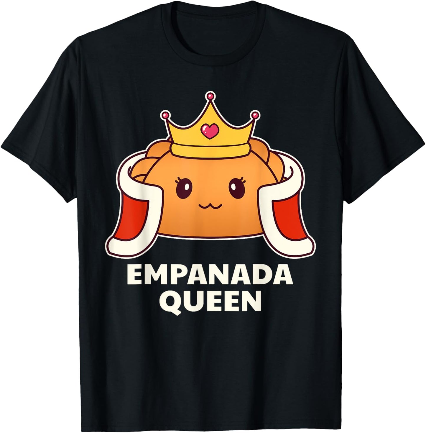 Empanada Queen - Funny Street Food T-Shirt - T-Shirt | Black