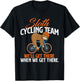 Sloth Cycling Team - Bicycle Cyclist Zookeeper Animal Lover T-Shirt - T-Shirt | Black