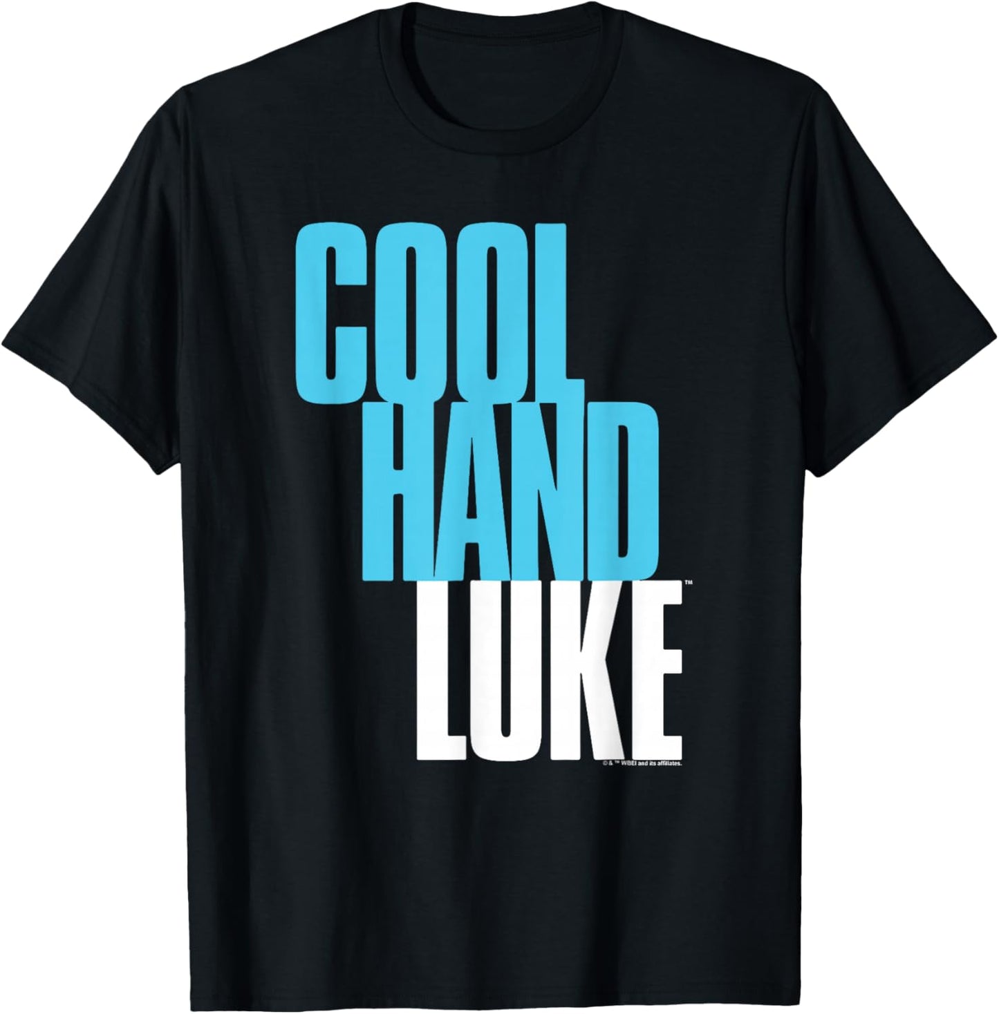 WB100 Cool Hand Luke Bold Vintage Movie Logo T-Shirt - T-Shirt | Black