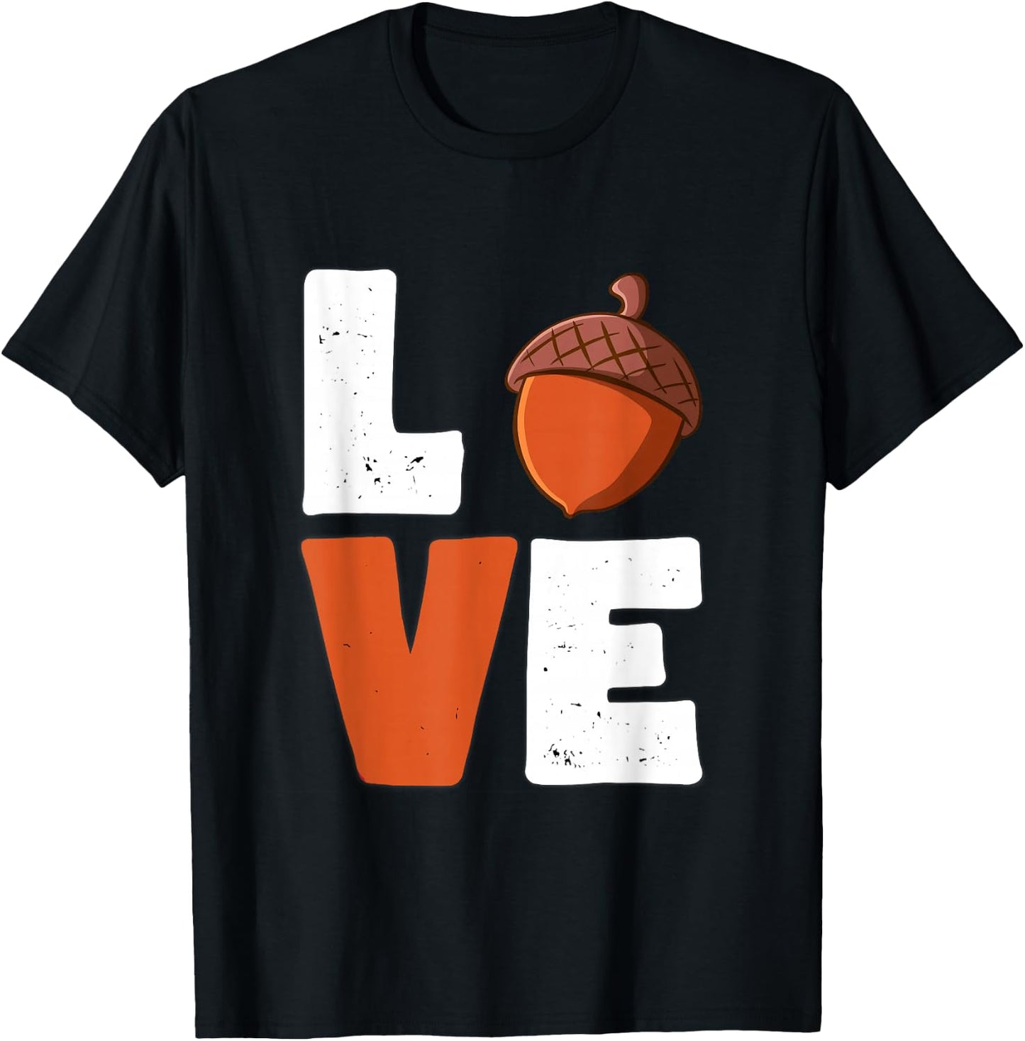 Love Acorn women Shirt acorn Lovers for girls, men and kids T-Shirt - T-Shirt | Black