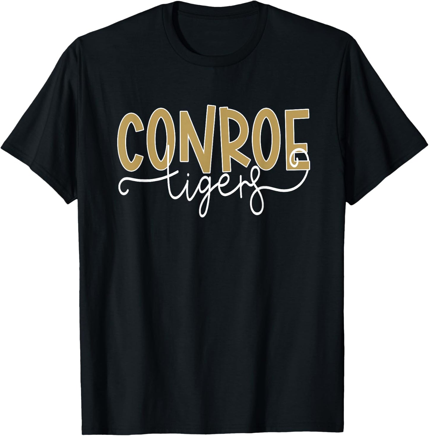 Conroe High School Tigers T-Shirt - T-Shirt | Black