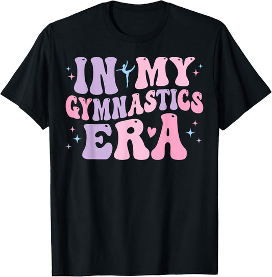 In My Gymnastics Era Funny Gymnast Gymnastic T-Shirt - T-Shirt | Black