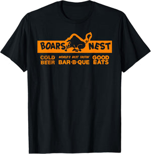 Cold Beer, good eat Boars Nest , Women T-Shirt - T-Shirt | Black