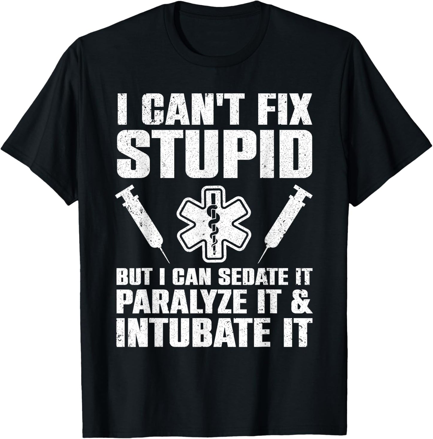 Funny Paramedic Design Women EMT Paramedic EMS Lover T-Shirt - T-Shirt | Black