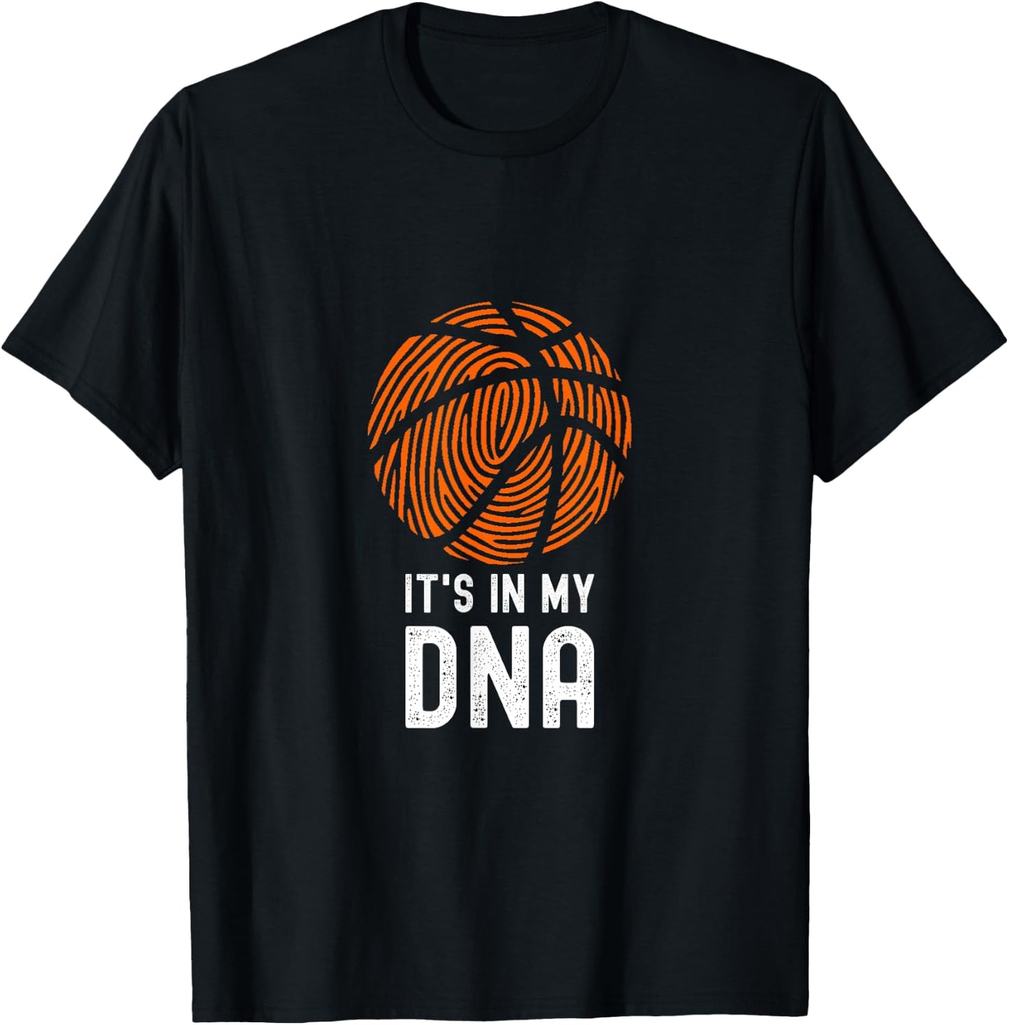 It's In My DNA Basketball Player Ball Game Funny Basketball T-Shirt - T-Shirt | Black