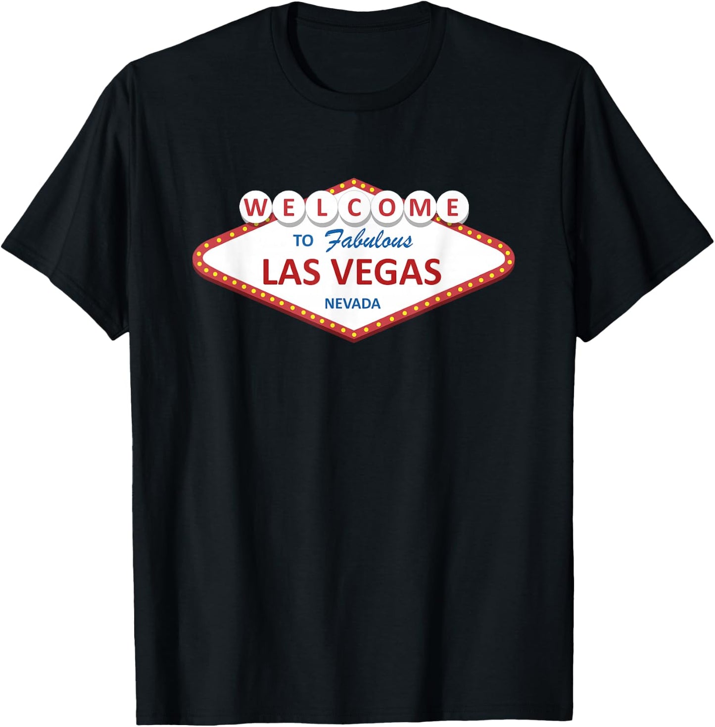 Las Vegas - Nevada - Aesthetic Design - Classic T-Shirt - T-Shirt | Black