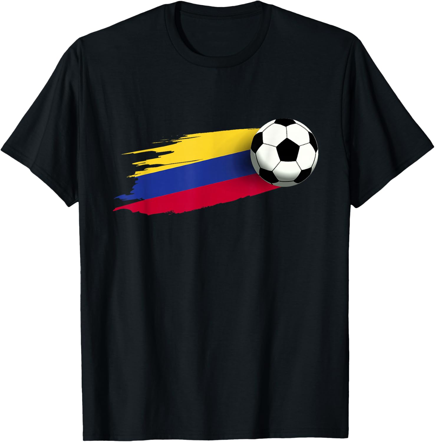 Colombia Flag Jersey Colombian Soccer Team Colombian T-Shirt - T-Shirt | Black